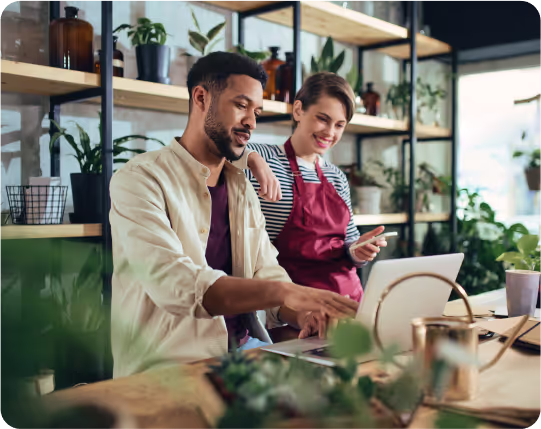 plant shop business owners
