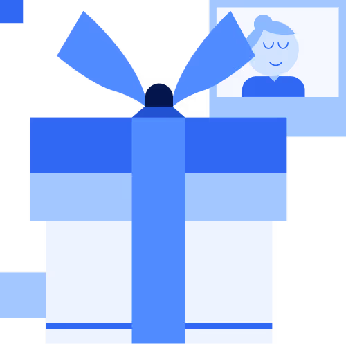 A gift illustration