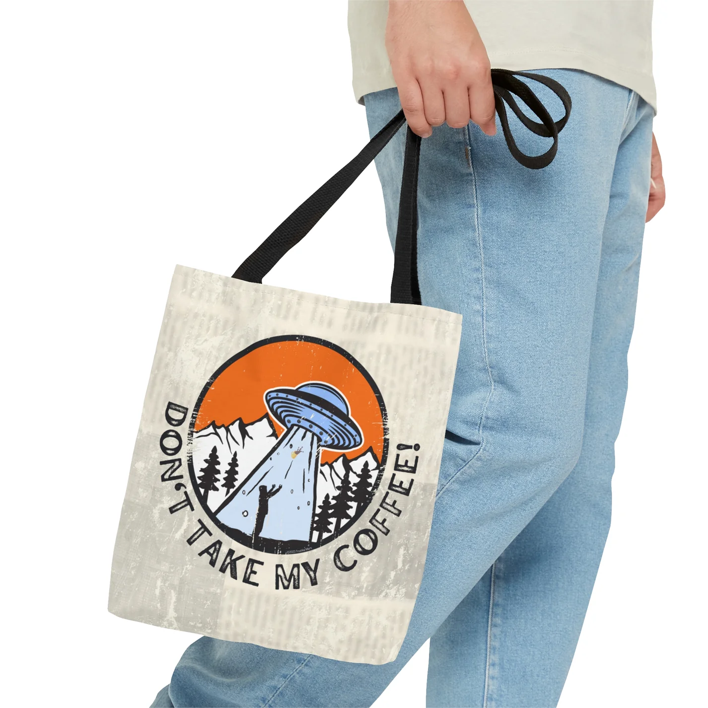 UFO Coffee Run! Tote Bag