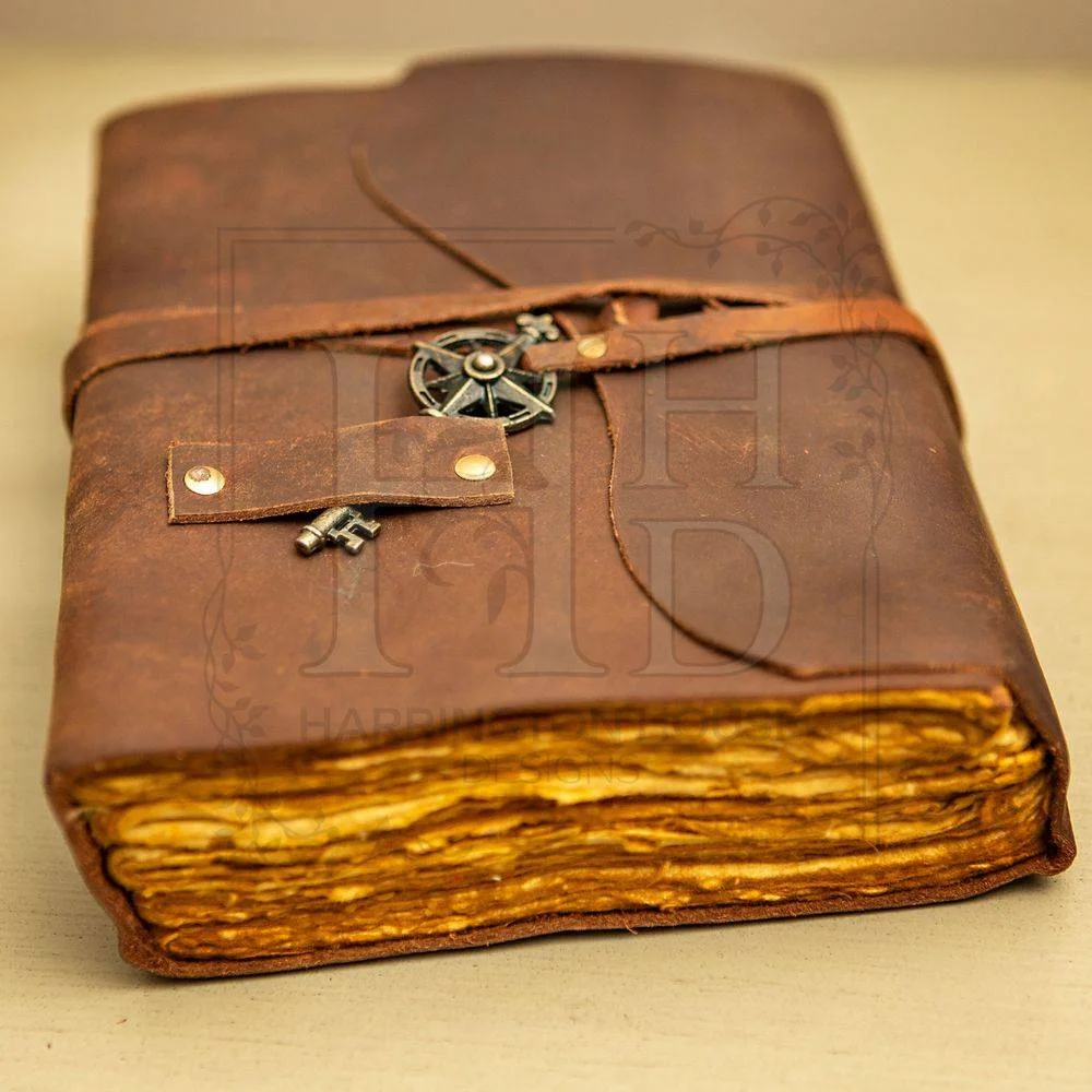 8x6 Embossed Leather Journal
