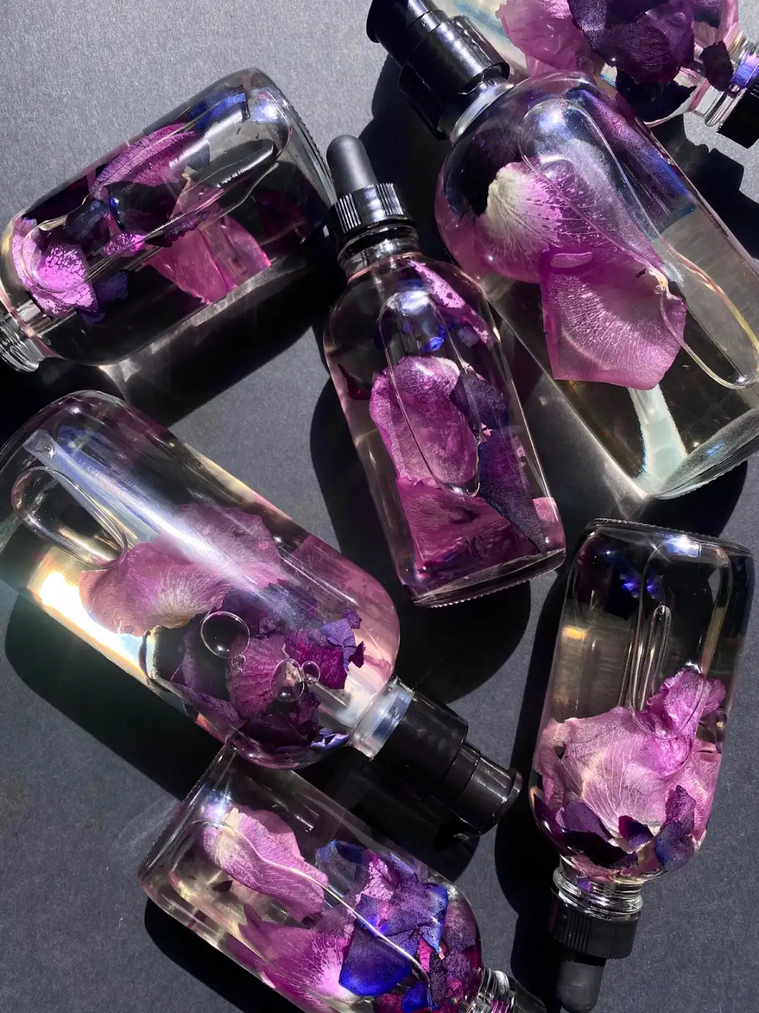 The Goddess Oil is a blend of golden apricot, almond, sunflower oils, and a blend of essential oils