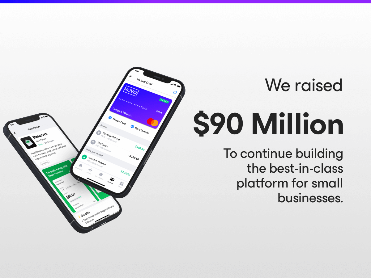 Novo Raises $90M to Reimagine Small Businesses Checking Accounts