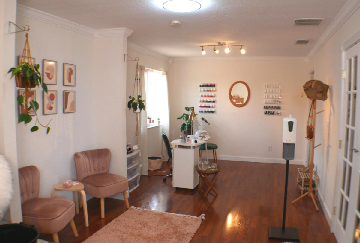 Aisha's studio space