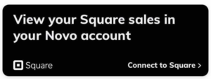 View your Square sales in your Novo account