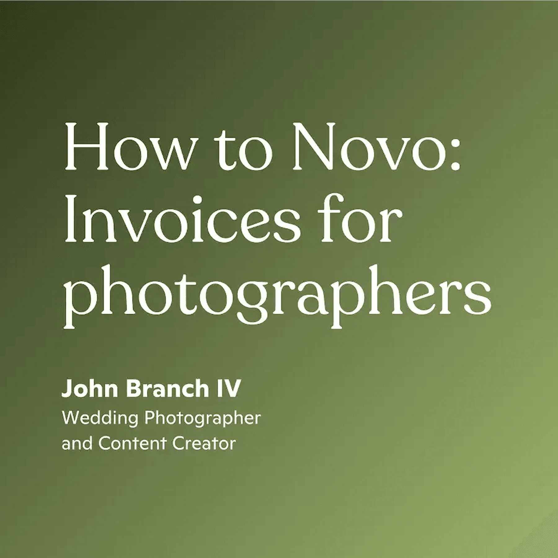 How Novo’s Invoicing System Helped Me Simplify My Wedding Photography Business