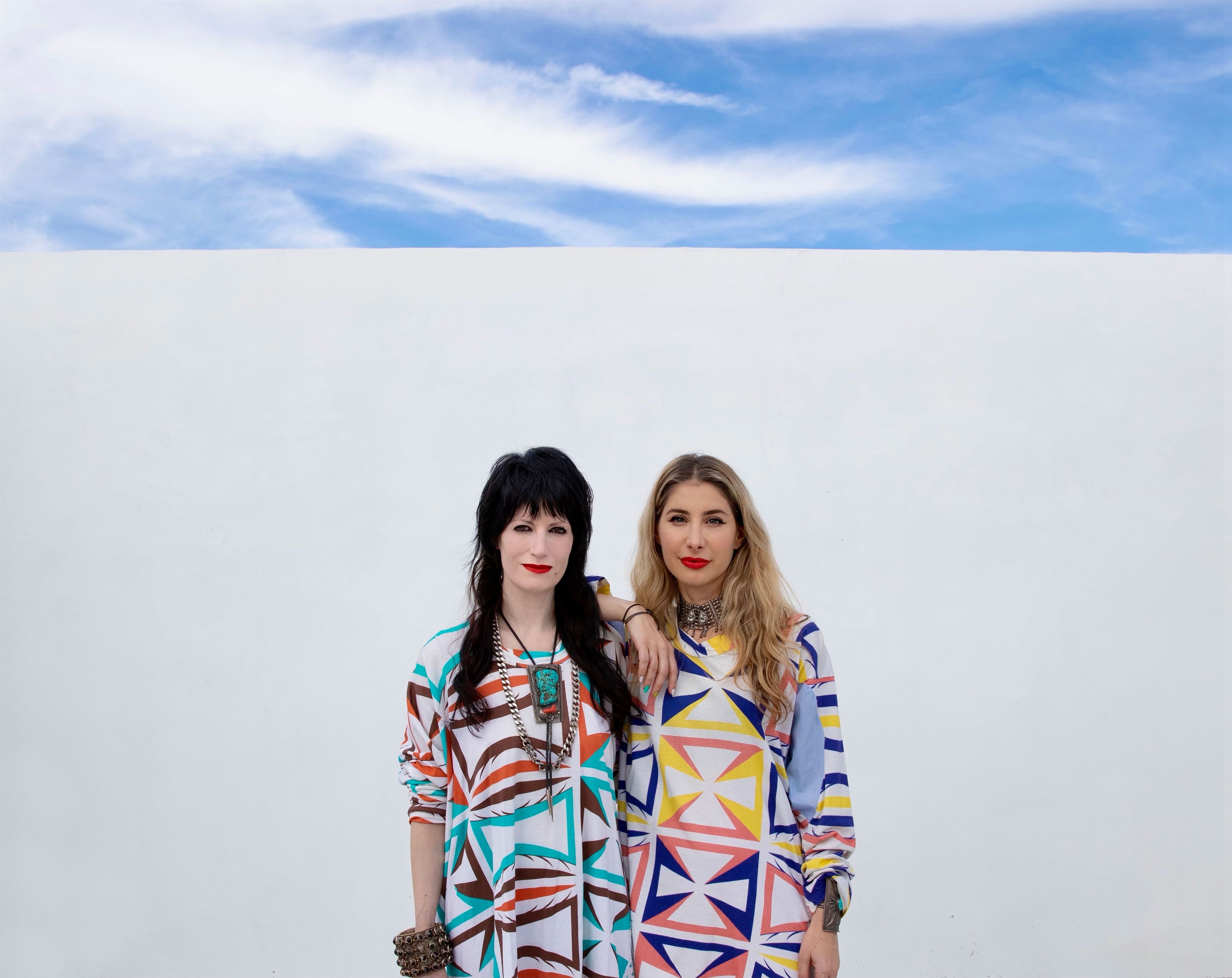 Price Latimer (left) and Maya Crowne of Alkemis Paint.